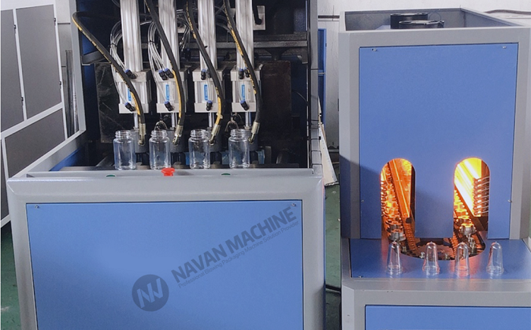 1600-2000BPH 0.1- 2.0L Полуавтоматическая машина для выдувания ПЭТ-бутылок
